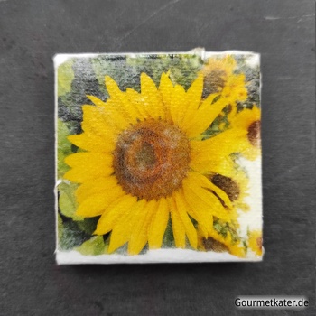 Kühlschrankmagnet Sonnenblume 5x5 cm